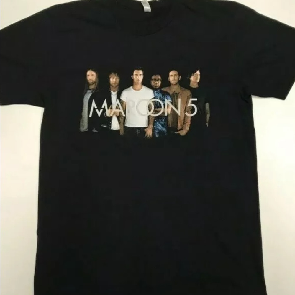 Maroon 5 T-shirt Adult Black Concert Tour AA157
